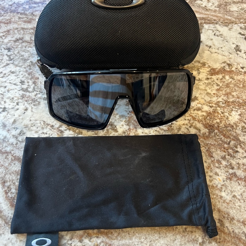 Oakley Black sutro Sunglasses with Case